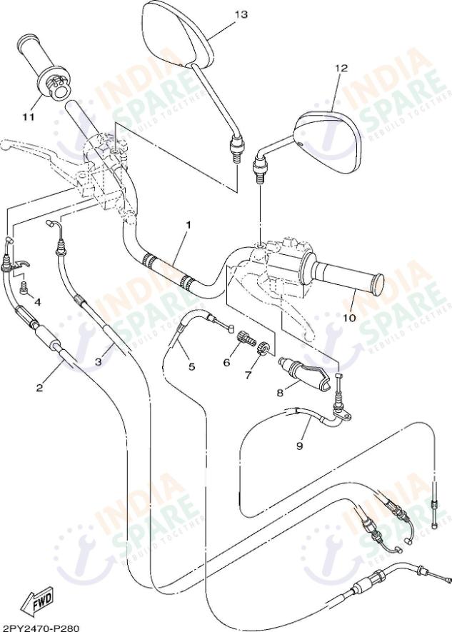 STEERING HANDLE & CABLE